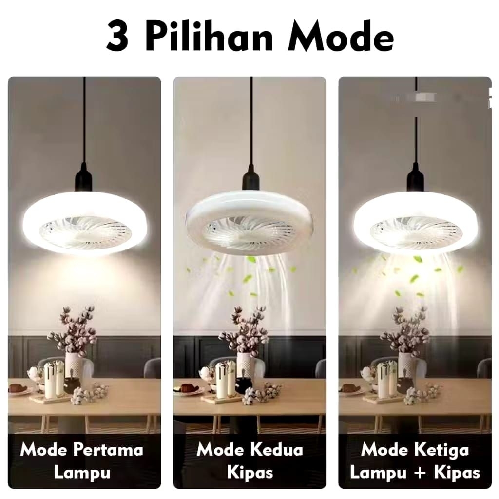 Jual KIPAS ANGIN LAMPU LED WING LOCK WL-787 SMART FAN LIGHT POWER 22W+6 ...