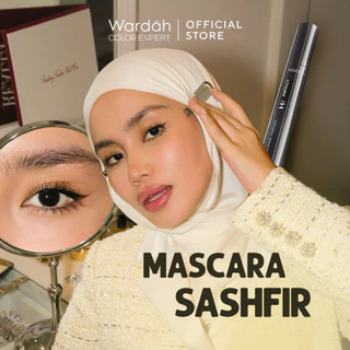 [MASCARA SASHFIR] NEW! WARDAH Hi-Impact Volumizer Mascara 13X Volume & Curl Effect - Mascara Waterproof - Maskara Jigrak - No Fake Lashes - Bulu Mata Lentik Panjang Tebal Tahan Lama - 24 Jam Longlasting, Smudgeproof, No Clumpy - Eye Makeup