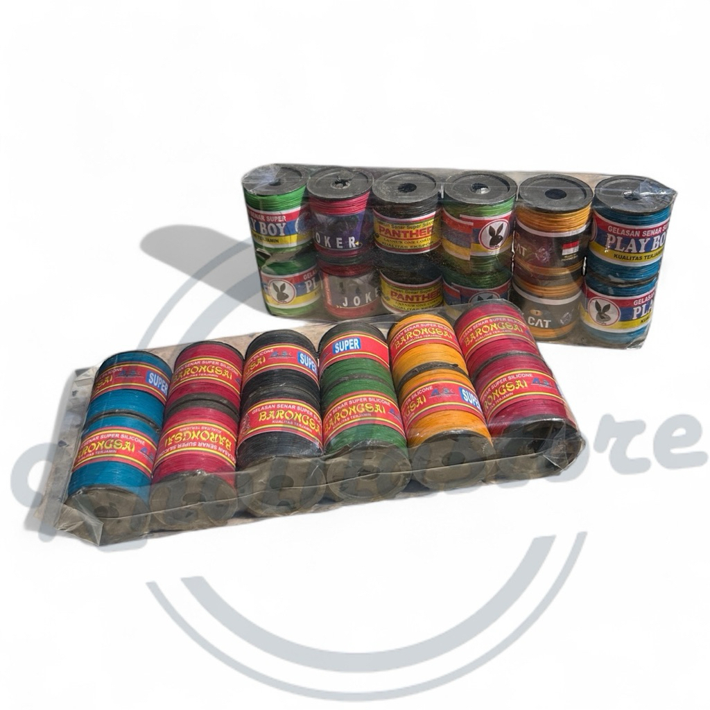 Jual 12 pcs Gelasan Snap DT / Gelasan Senap Datar 25 yard / Senar ...