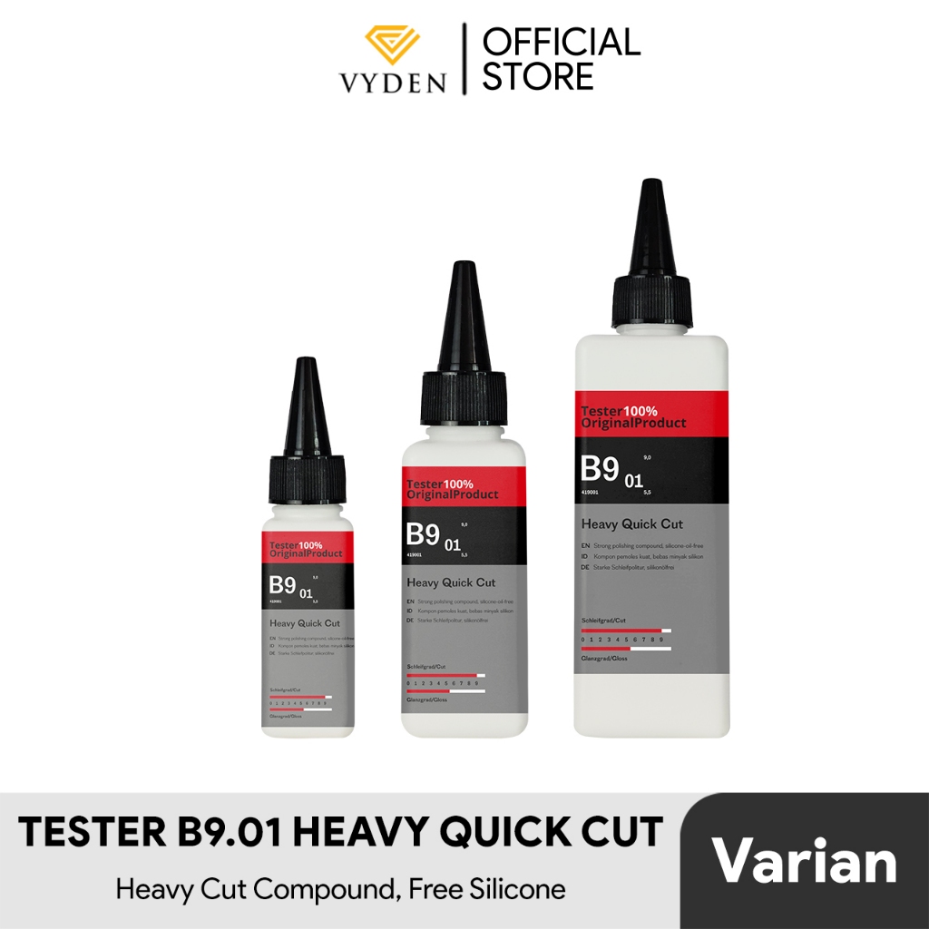 Jual KOCH CHEMIE B901 HEAVY QUICK CUT TESTER Rubbing Compound Kompon ...