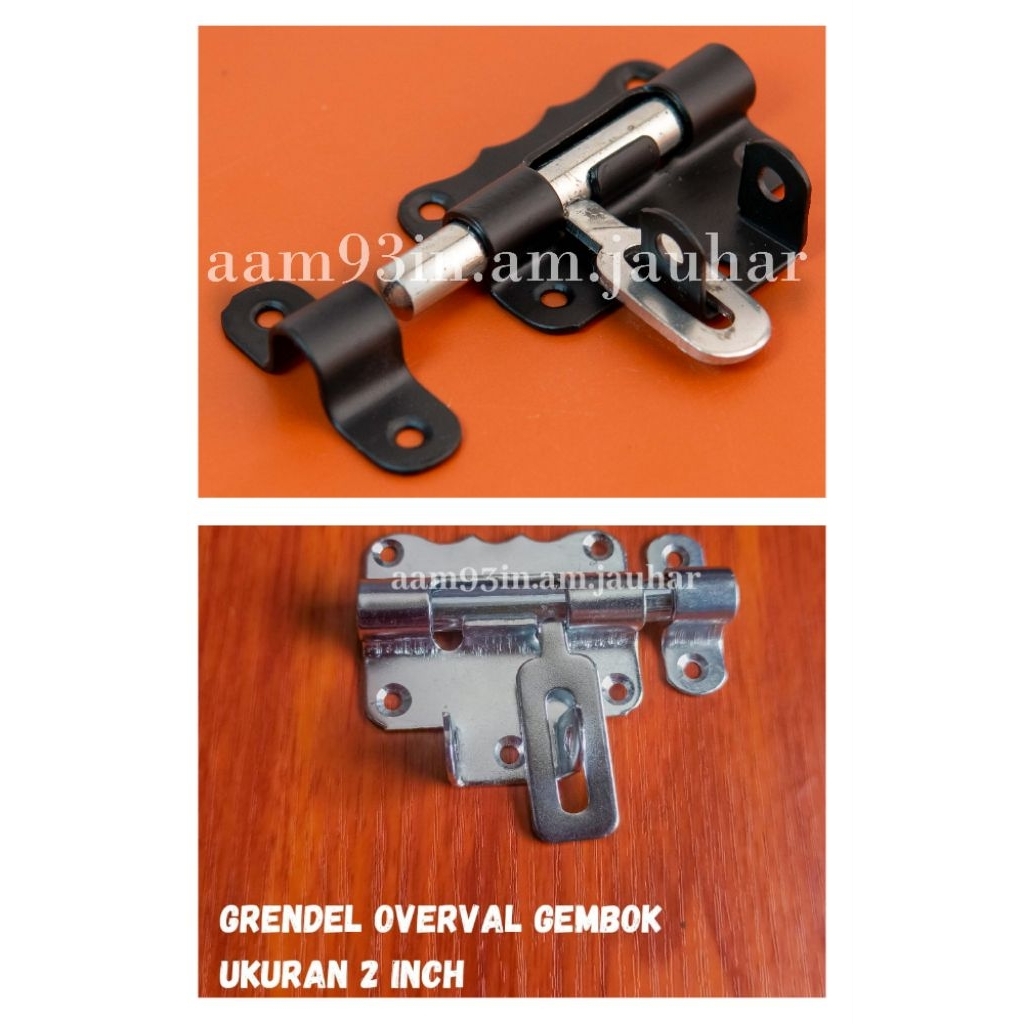Jual Grendel Overval Overpal Operval Operpal 2 inch tebal 1,5 mm baja ...