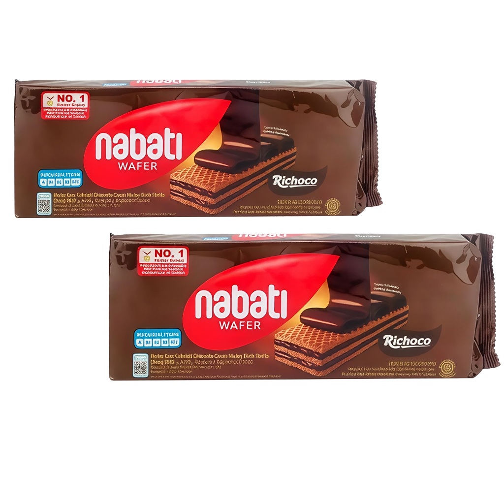 Jual Nabati / Wafer Krim Chocolate / Richoco Wafer Rasa Cokelat / 100gr ...