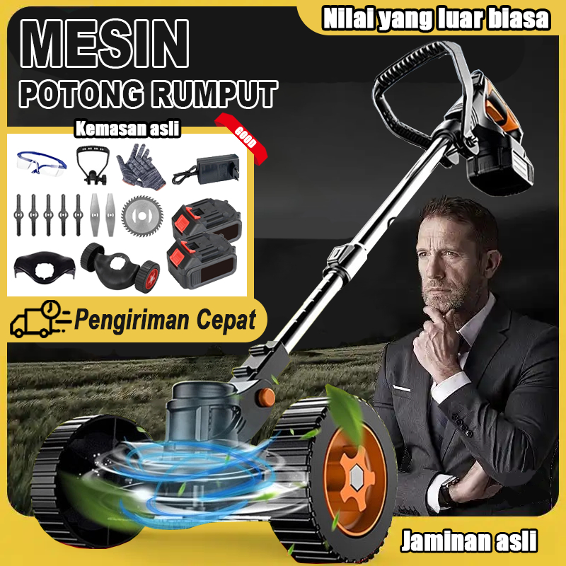 Jual Memberi secara gratis roda KylePlus Mesin potong rumput baterai ...