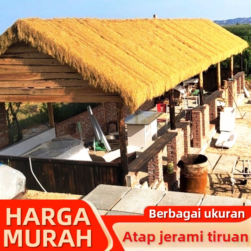 Jual 4m x 1m Atap Rumput Sintetis Berkuantitas Tinggi, Gulungan Jerami ...