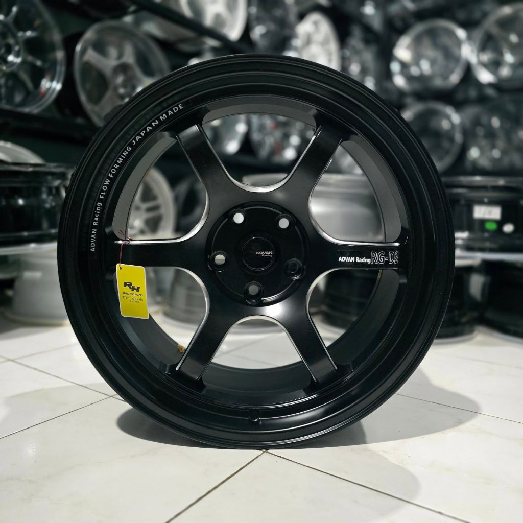 Jual VELG RACING ADVAN RG D2 R18 LEBAR 9,5 PCD 5X114,3 velg mobil ring ...
