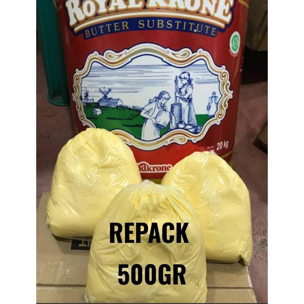 Jual ROYAL KRONE BUTTER ECER 500GR DARI DALAM EMBER 20KG, CAMPURAN CAKE ...