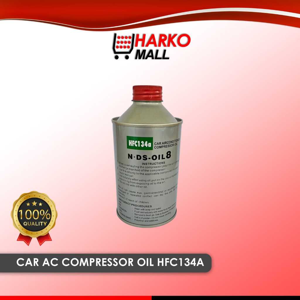 Jual Oli ND8 ND 8 KOMPRESOR/COMPRESSOR AC MOBIL R134A 250ML | Shopee ...