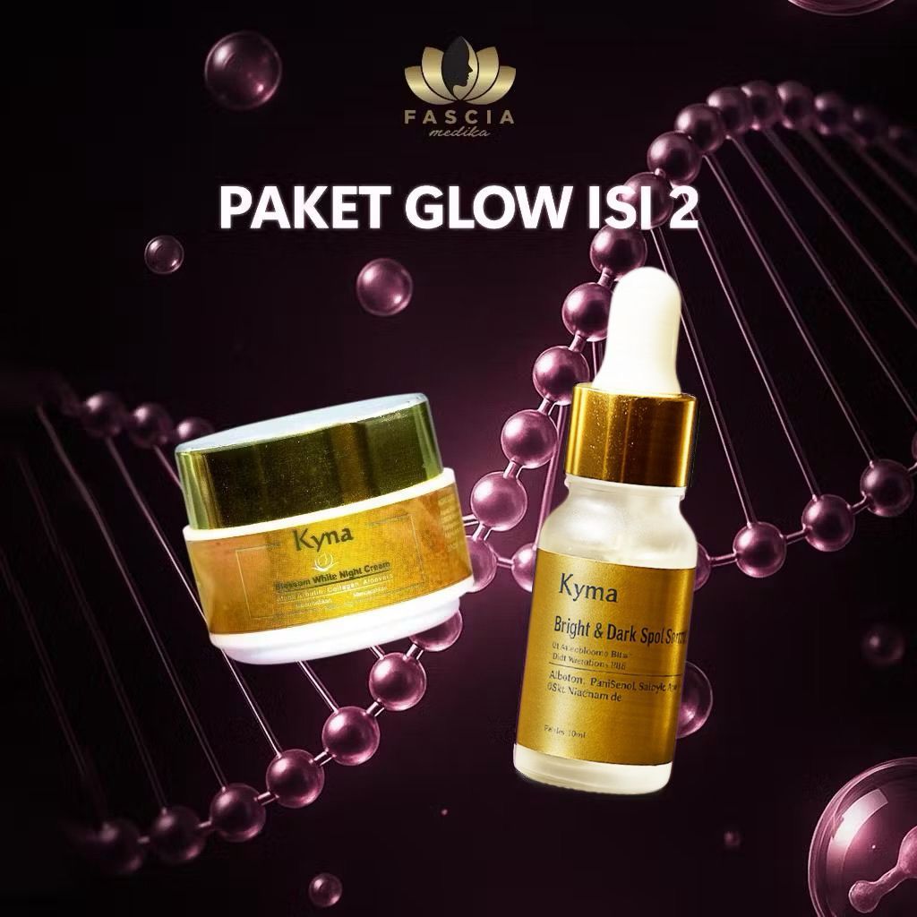 Jual paket glow isi 2 (day cream kyna + serum kyna) | Shopee Indonesia