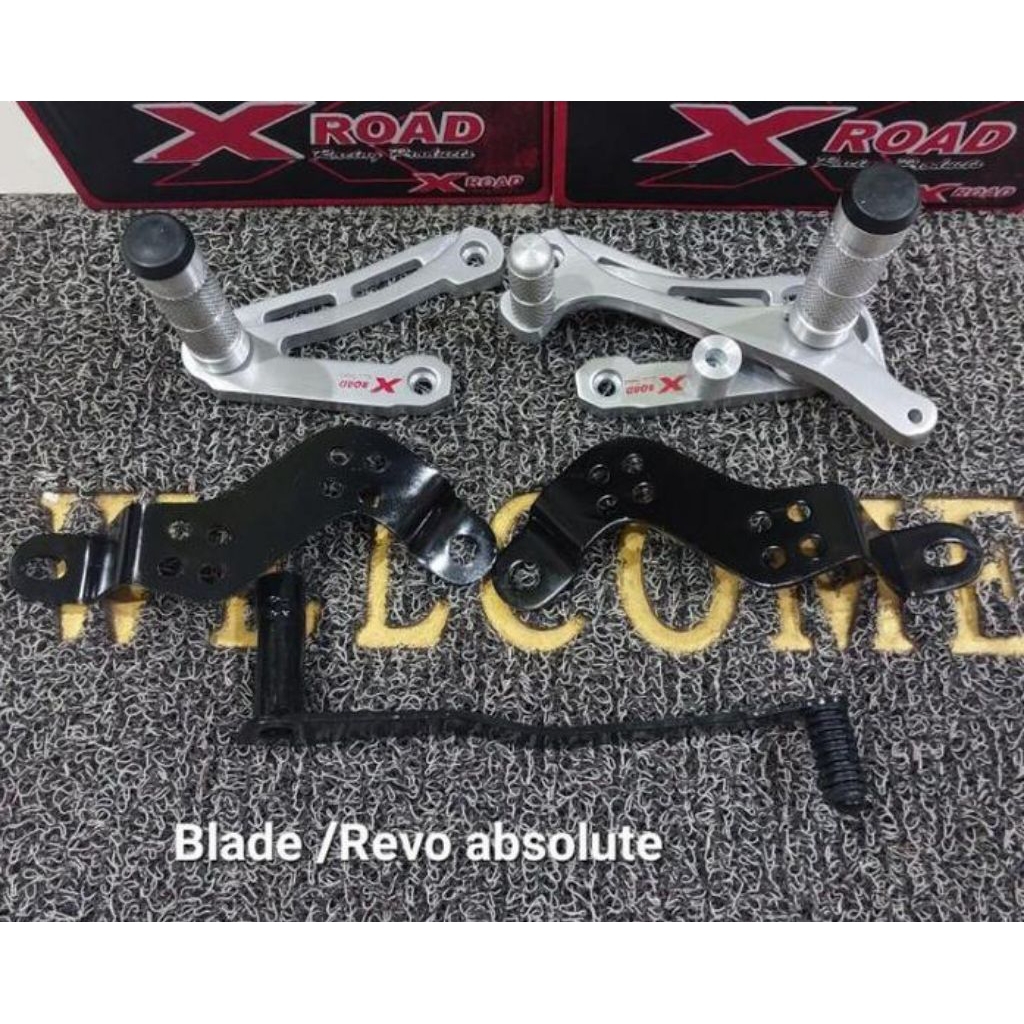 Jual Footstep Underbone/Racing X-Road Honda Blade Old/Revo Absolute ...