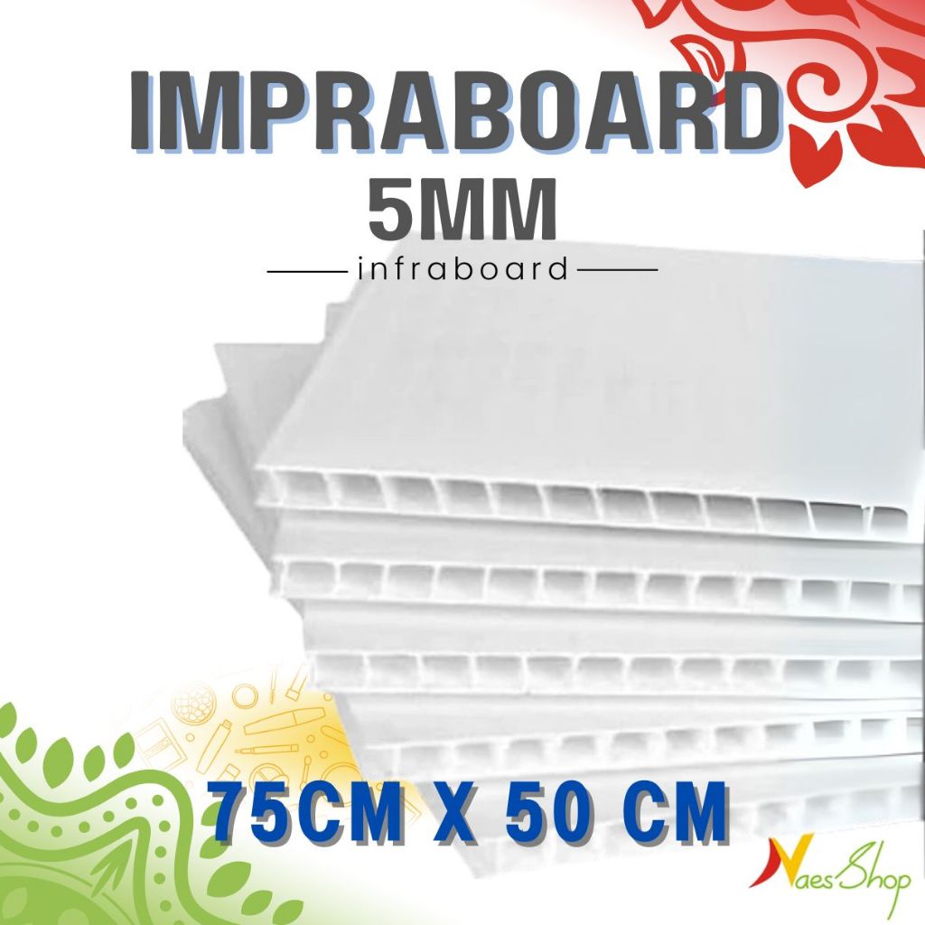 Jual Impraboard Infraboard 5mm 50cm x 75cm / PP Art Board | Shopee ...