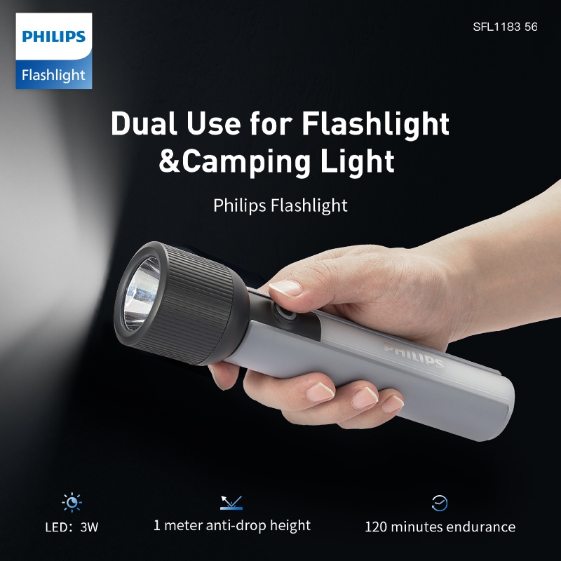Jual NEW ! [TERMASUK KABEL CHARGER] Philips - Senter LED Rechargeable ...