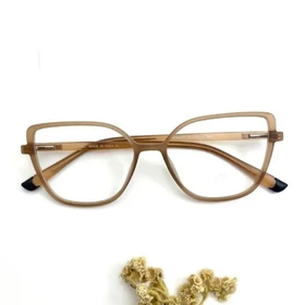 Frame Kacamata 86001 Cat Eye Besar Lebar Lentur Lensa Photocromic Bluecromic Blueray Anti