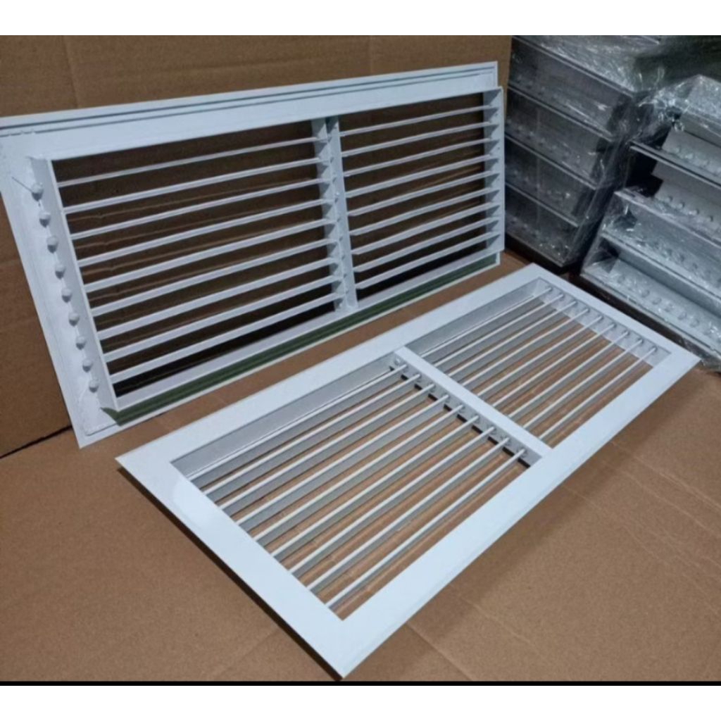 Jual Grill ac RAG ducting 90x30cm Ukr Dalam (cat putih) | Shopee Indonesia