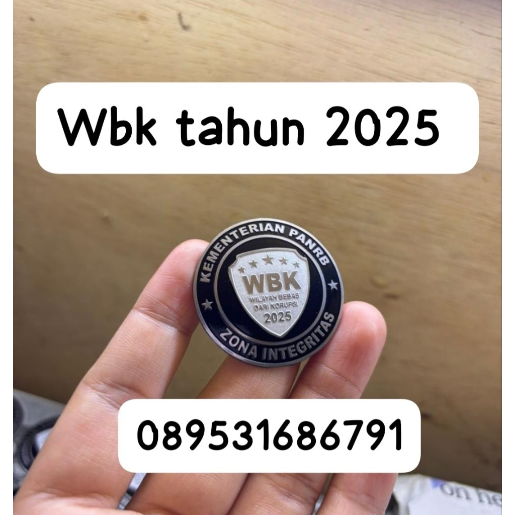 Jual pin custom wbk kementerian PAN-RB 2025 | Shopee Indonesia