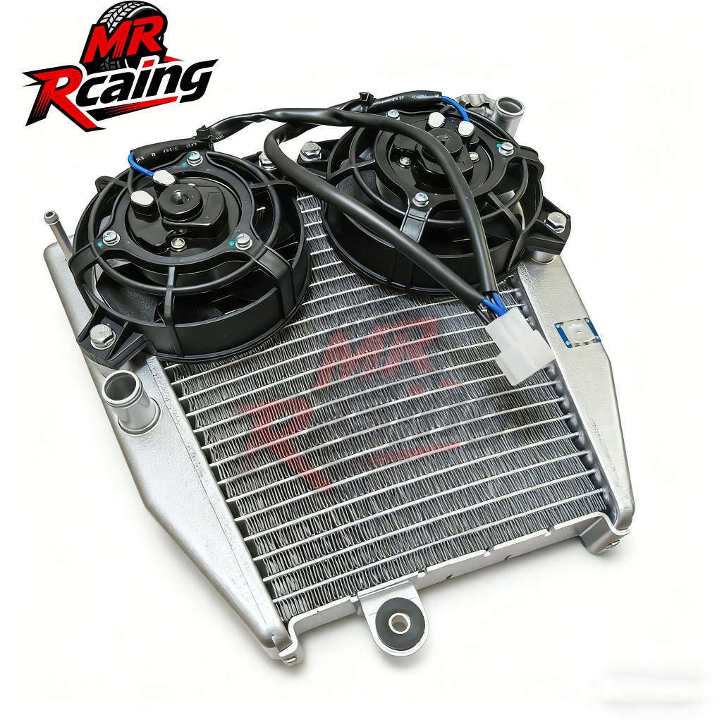 Jual KAMTHAI Racing BIG RADIATOR ASSY CURVE w/ DUAL BLOWER FAN FOR ...