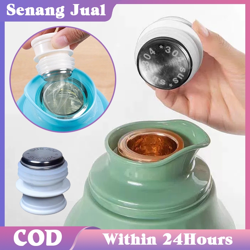 Jual Stopper Vacuum Flask / Tutup Botol Thermos 304 Stainless Anti ...