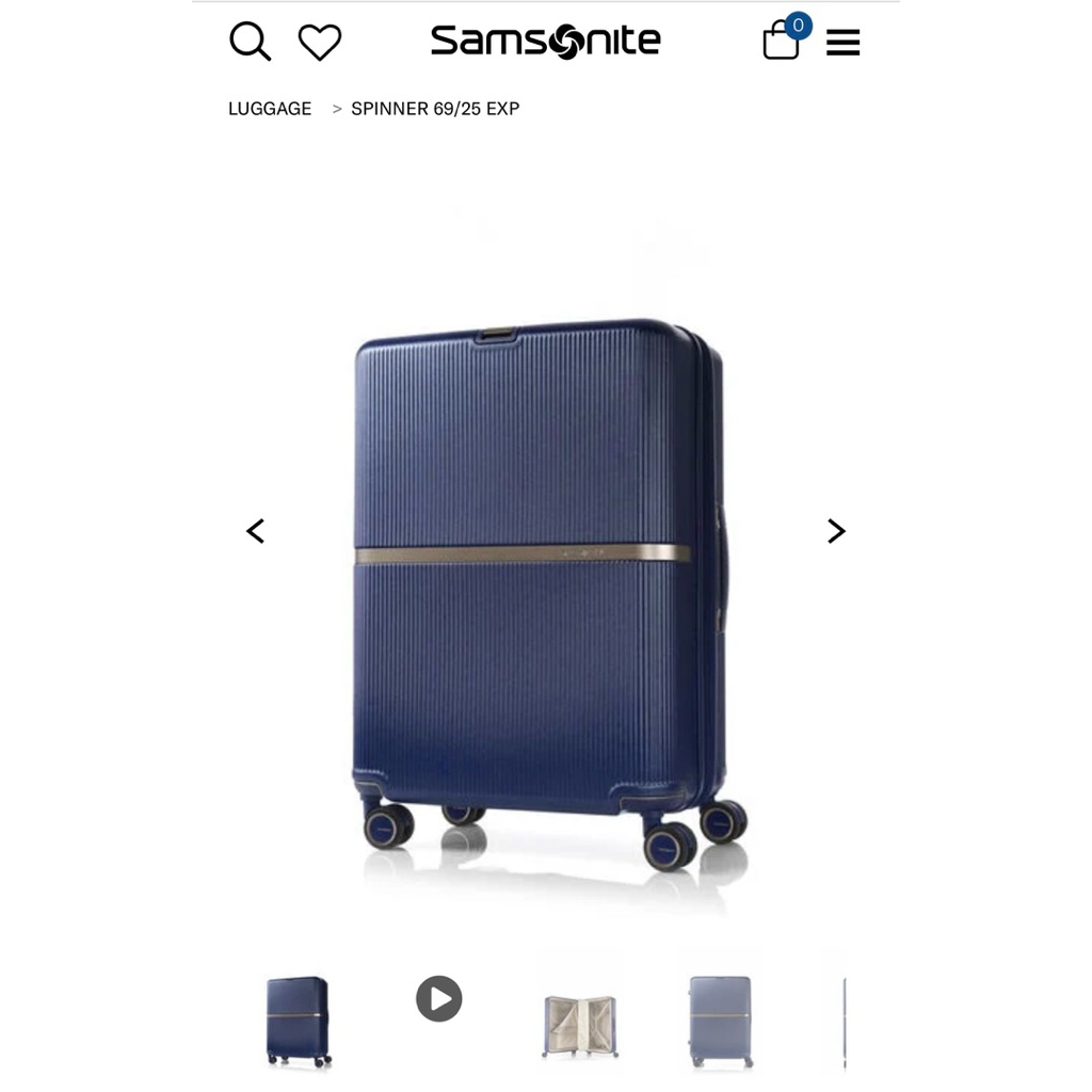 Jual Samsonite Minter Medium Exp 25 inch | Shopee Indonesia
