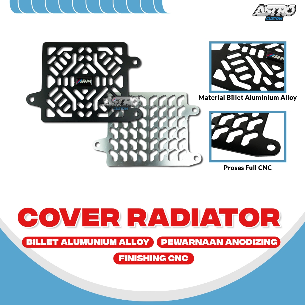 Jual Cover Radiator FULL CNC Arumi ARM Vario 125 Vario 150 PCX 150 ADV ...
