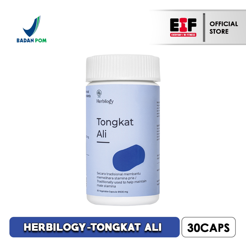 Jual HERBILOGY Tongkat Ali (Testo Booster) - 30 Capsule | Shopee Indonesia