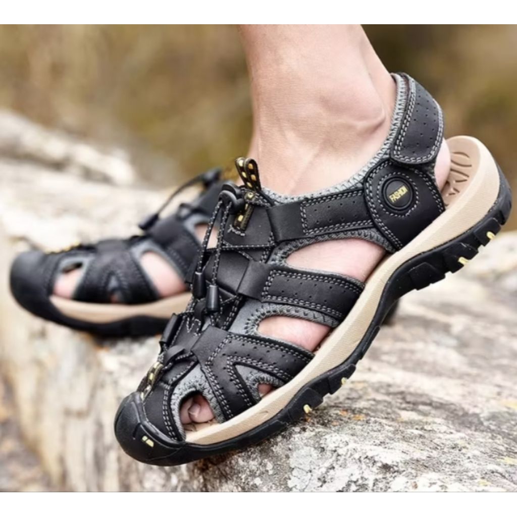 Jual sepatu sandal travelling/adventure/outdoor/hiking/tracking sandal ...