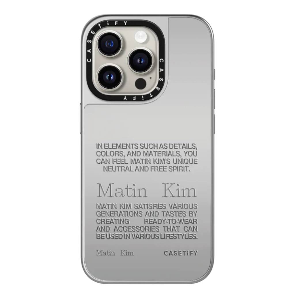 Jual ‼️ PRE-ORDER CASETIFY MATIN KIM SILVER PLATING CASE IPHONE