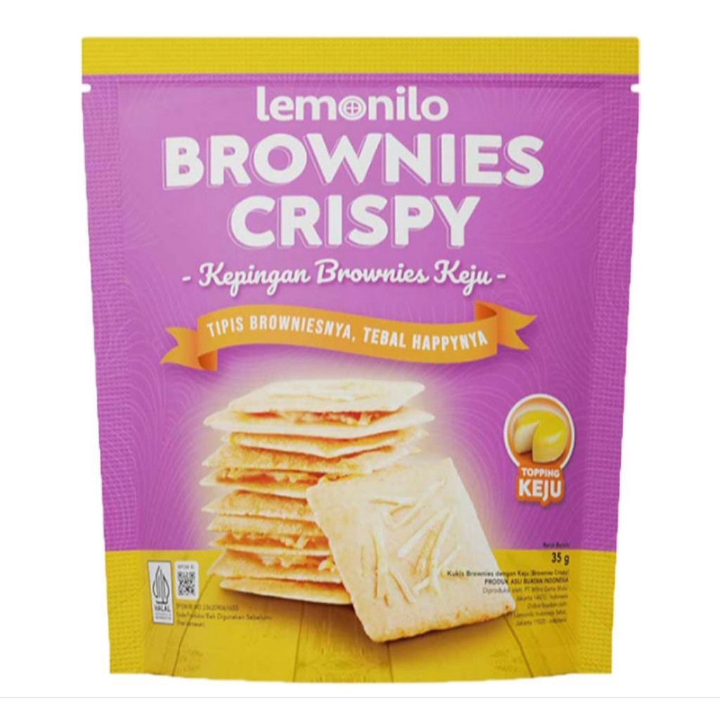 Jual Lemonilo Brownies Crispy Cheese 35g | Shopee Indonesia