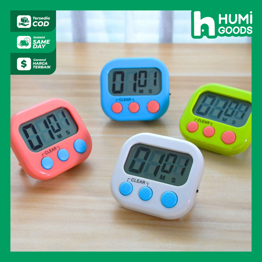 Jual Alarm Timer Kitchen Mini LCD Portable / Stopwatch Digital Timer ...