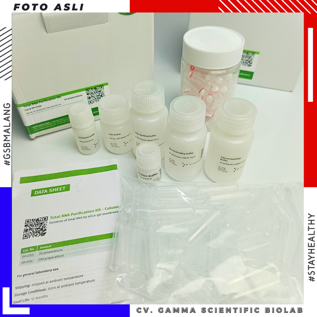 Jual Total RNA Purification Kit - Column Kit (50 preparations) PP-210S ...