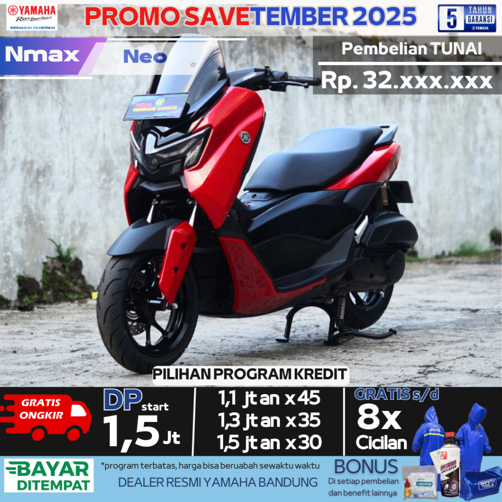 Jual Yamaha Nmax Neo Standar 2025 Merah / Nmax Neo Red Glossy / Nmax ...