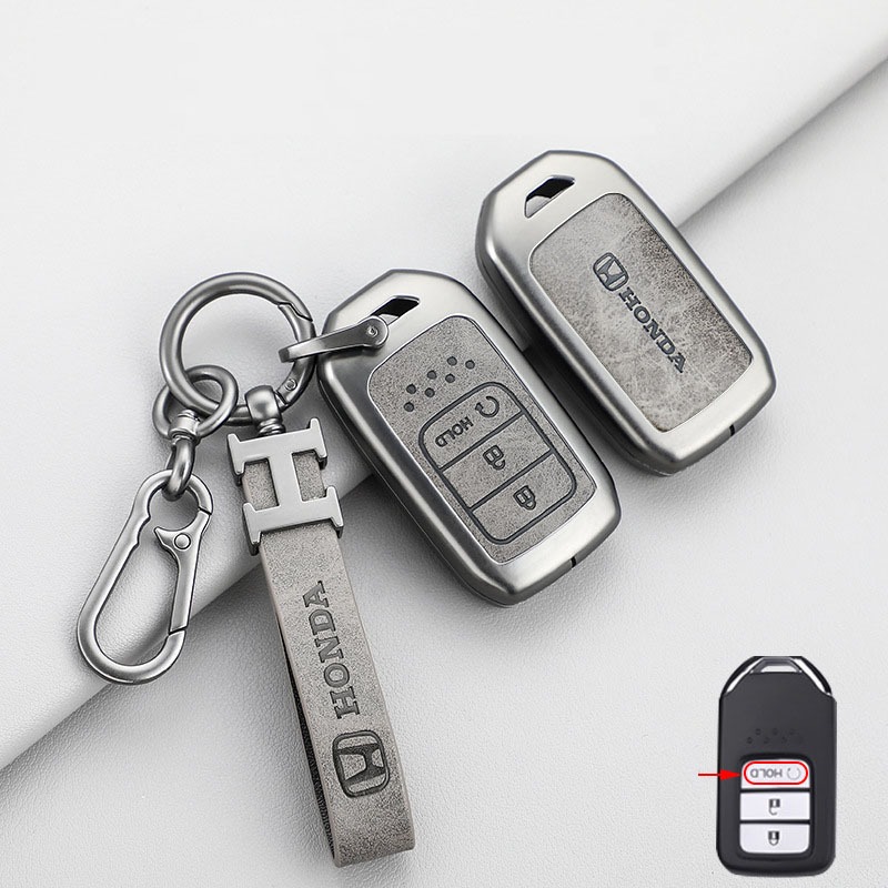 Jual METAL Case Cover Sarung Kunci Remote Smartkey Mobil Honda WRV BRV ...