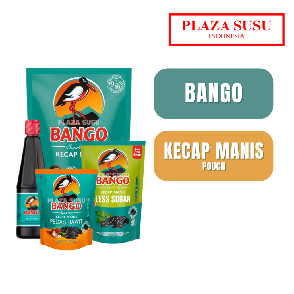 Jual KECAP MANIS BANGO BOTOL SAUS BANGO SAOY SAUS REFILL PEDAS RAWIT ...