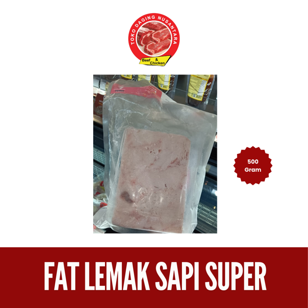 Jual Fat Sapi Super 500 Gram / Lemak Sapi Super Frozen | Shopee Indonesia