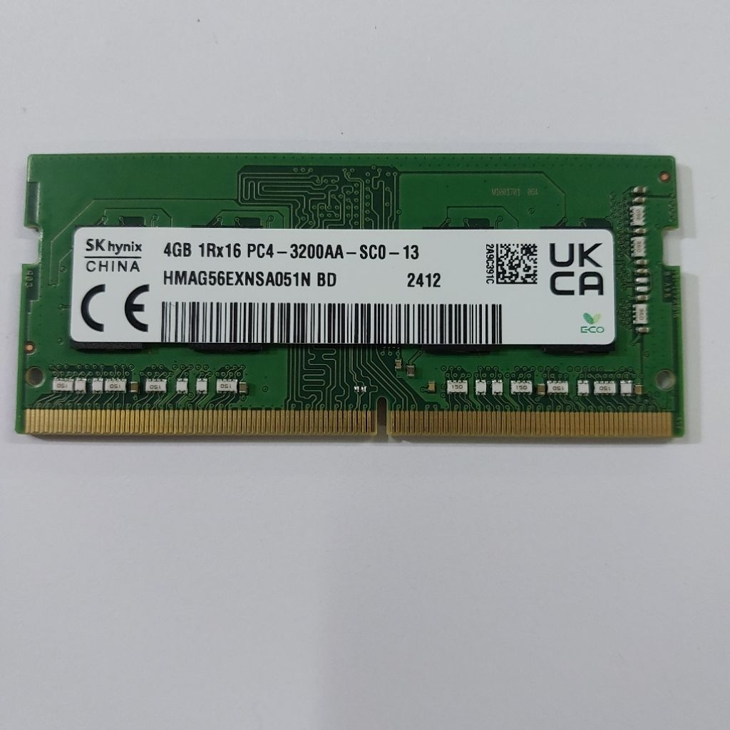 Jual SK hynix RAM Sodim DDR4 4GB 3200MHz 1Rx16 PC4-3200AA Secondhand ...