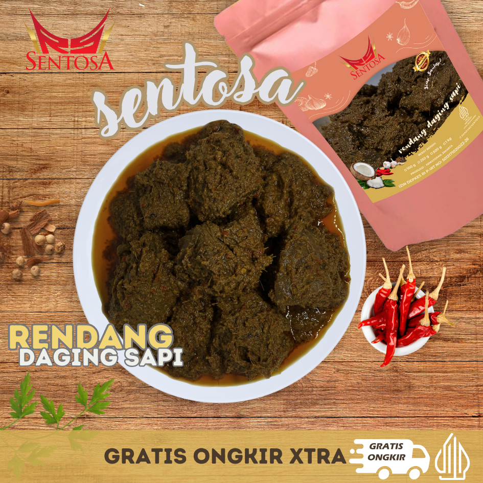 Jual Rendang Instan Siap Makan 1Kg | Shopee Indonesia