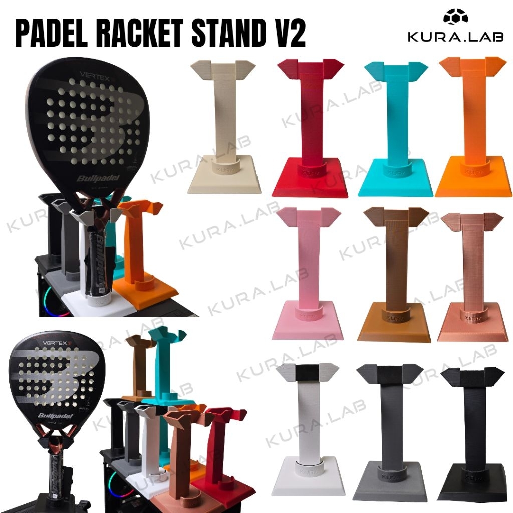 Jual PADEL RACKET STAND V2 – Display Rak Raket Padel | Kura.lab ...