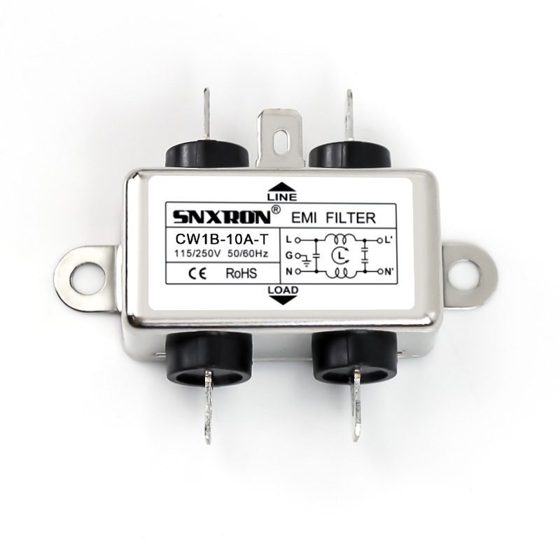 Ieron Filtro de Potencia emi 125/250 V Filtro de interferencia electromagnética CW1B-10A-L(040) Filtro monofásico para Suprimir interferencias de impulsos