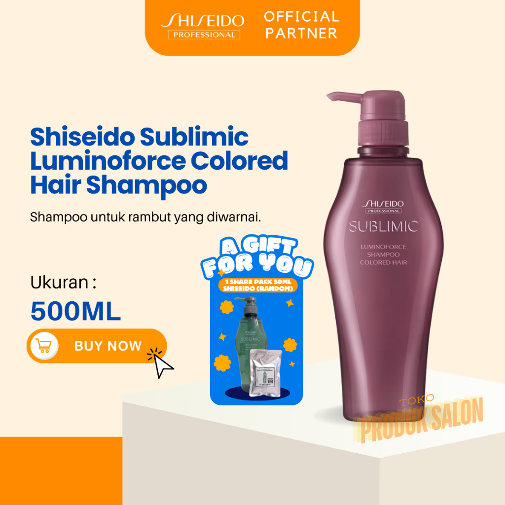 HOT DEAL Shiseido Pro NEW SUBLIMIC LUMINOFORCE Shampoo 500ml