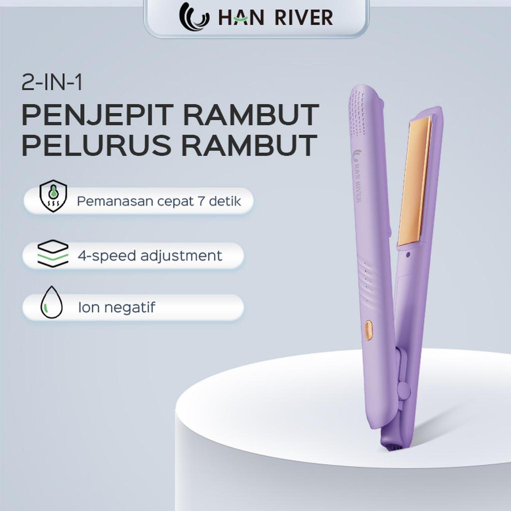 Jual HAN RIVER Catokan Rambut Mini 2in1 Lurus dan curly catokan Rambut ...