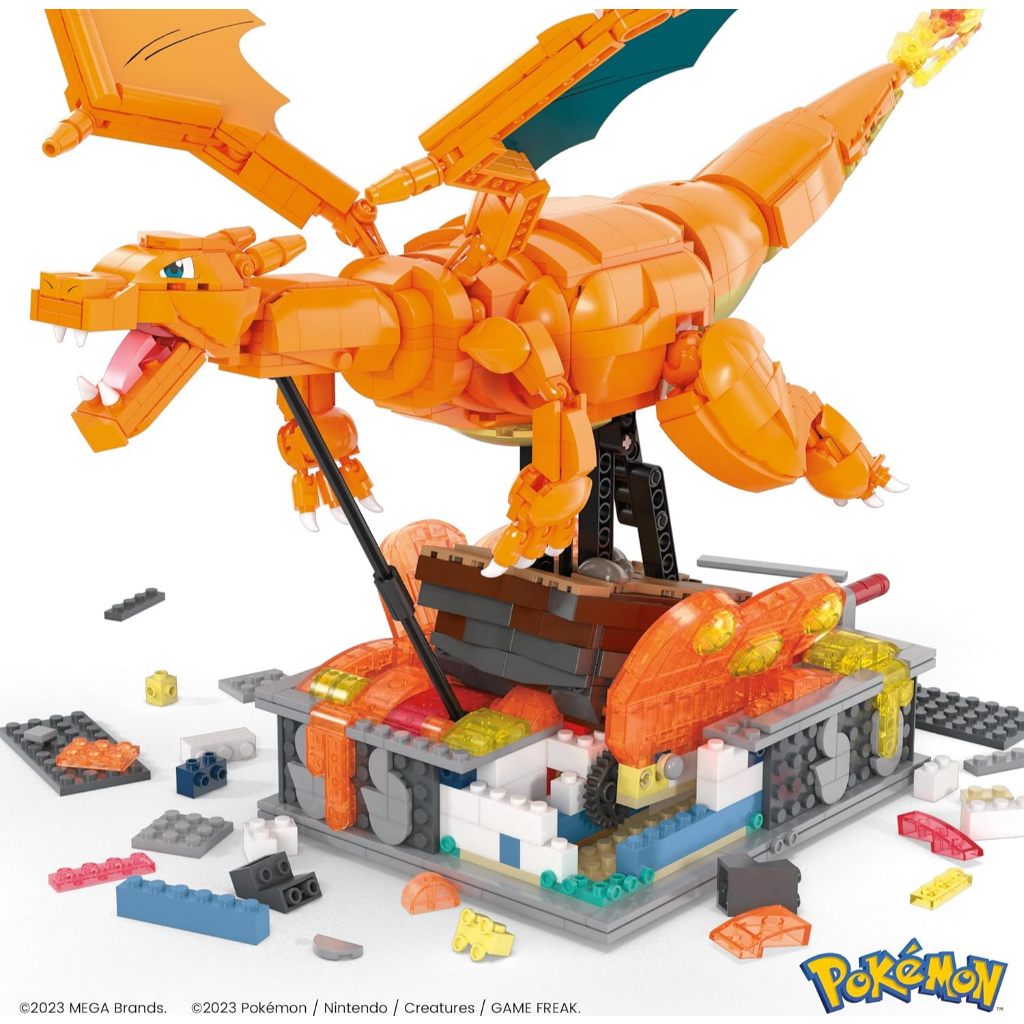 Jual MEGA BLOKS Pokemon Kinetic Motion Charizard Block Brick Stacking ...