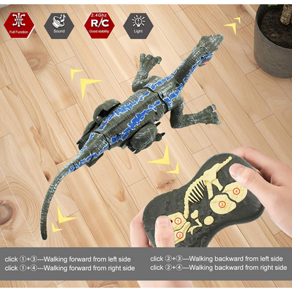 Jual MAMABOO Remote Control Dinosaur Toys for Boys Kids Girls 3 4 5 6 7 ...