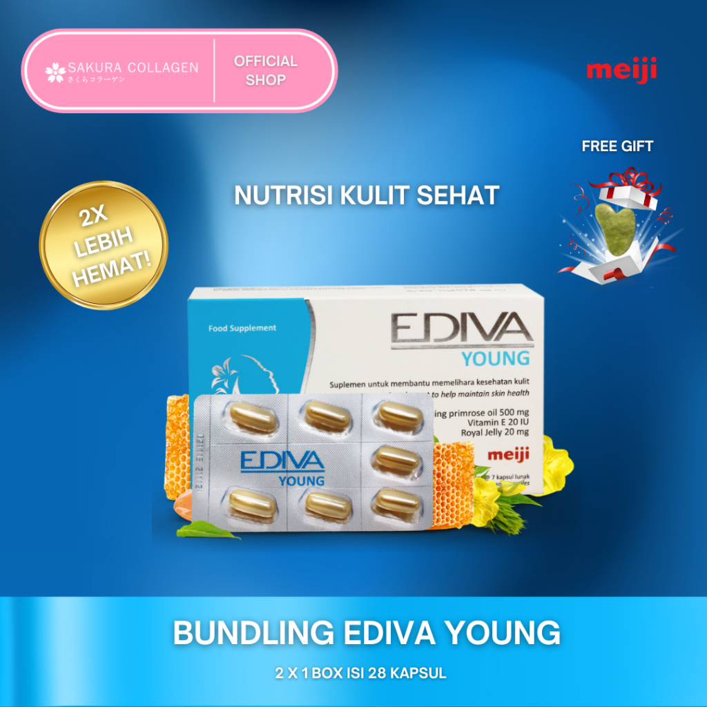 Jual [BUY 2 GET 2] EDIVA Young isi 28 Kapsul | Shopee Indonesia