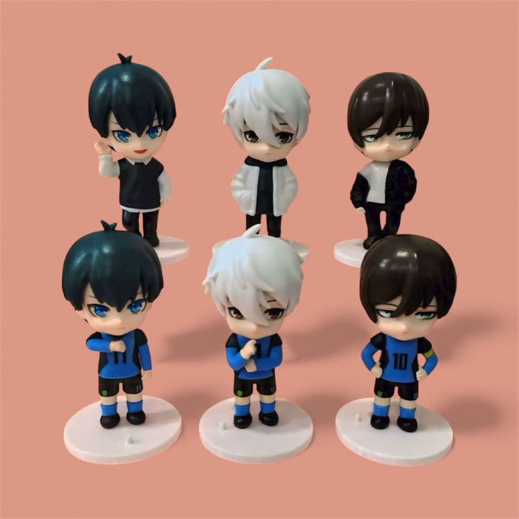 Jual Action Figure Anime Blue Lock Rin isagi Nagi | Shopee Indonesia