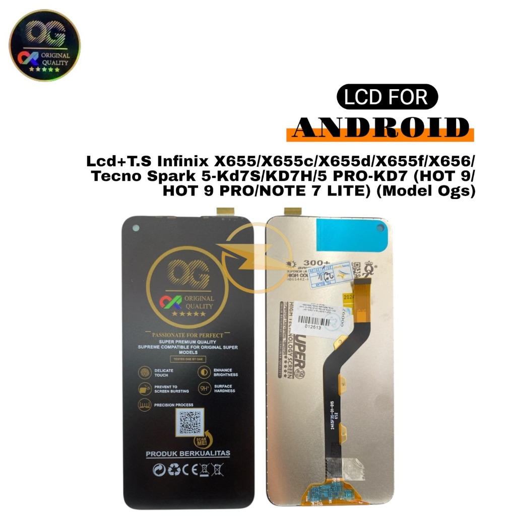 Jual Lcd+T.S Infinix X655/X655c/X655d/X655f/X656/Tecno Spark 5-Kd7S ...