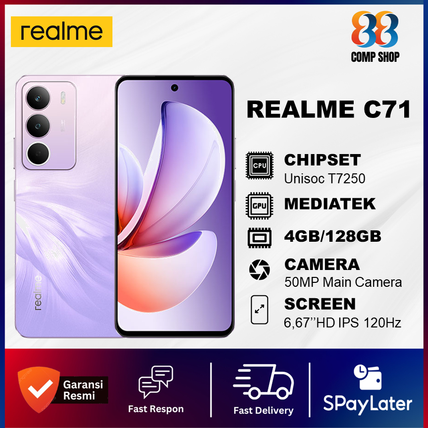 Jual Realme C71 NFC [4GB+128GB] [6GB+128GB] [8GB+128GB] Battery