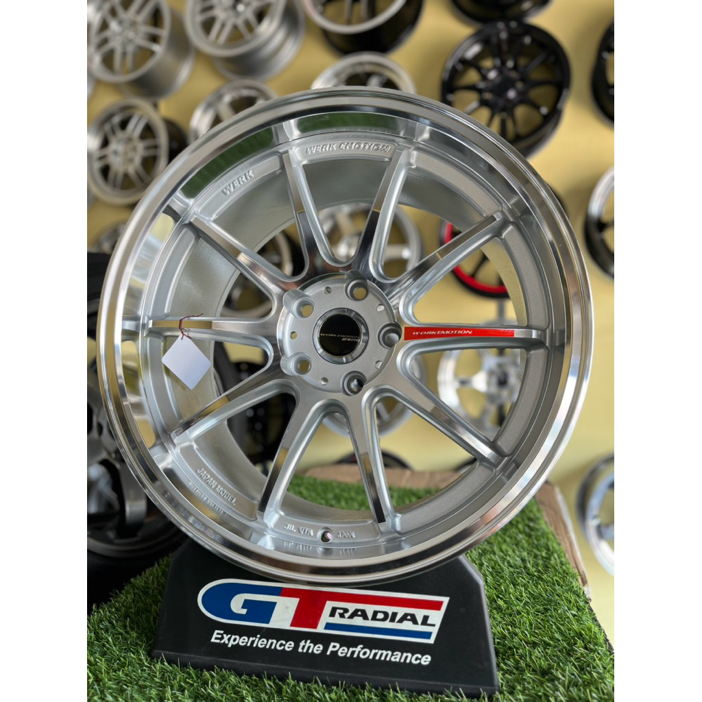 Jual velg work zr10 r18 full polish pcd 5x114 lebar 9,5 kondisi baru ...
