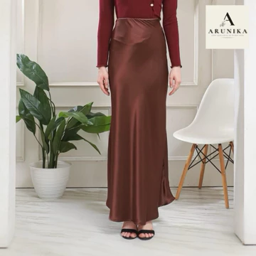 ARUNIKA Rok Satin Silk Impor Rok Satin Panjang Maxi 105cm Skirt Mermaid Premium Bawahan Wanita
