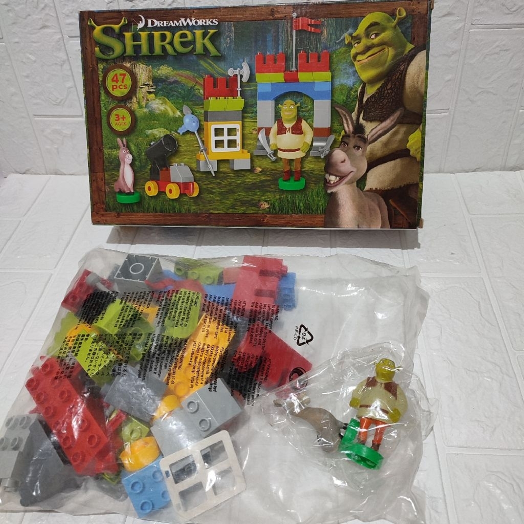 Jual Mainan Balok Susun Shrek Mega Blocks DreamWorks Original | Shopee ...