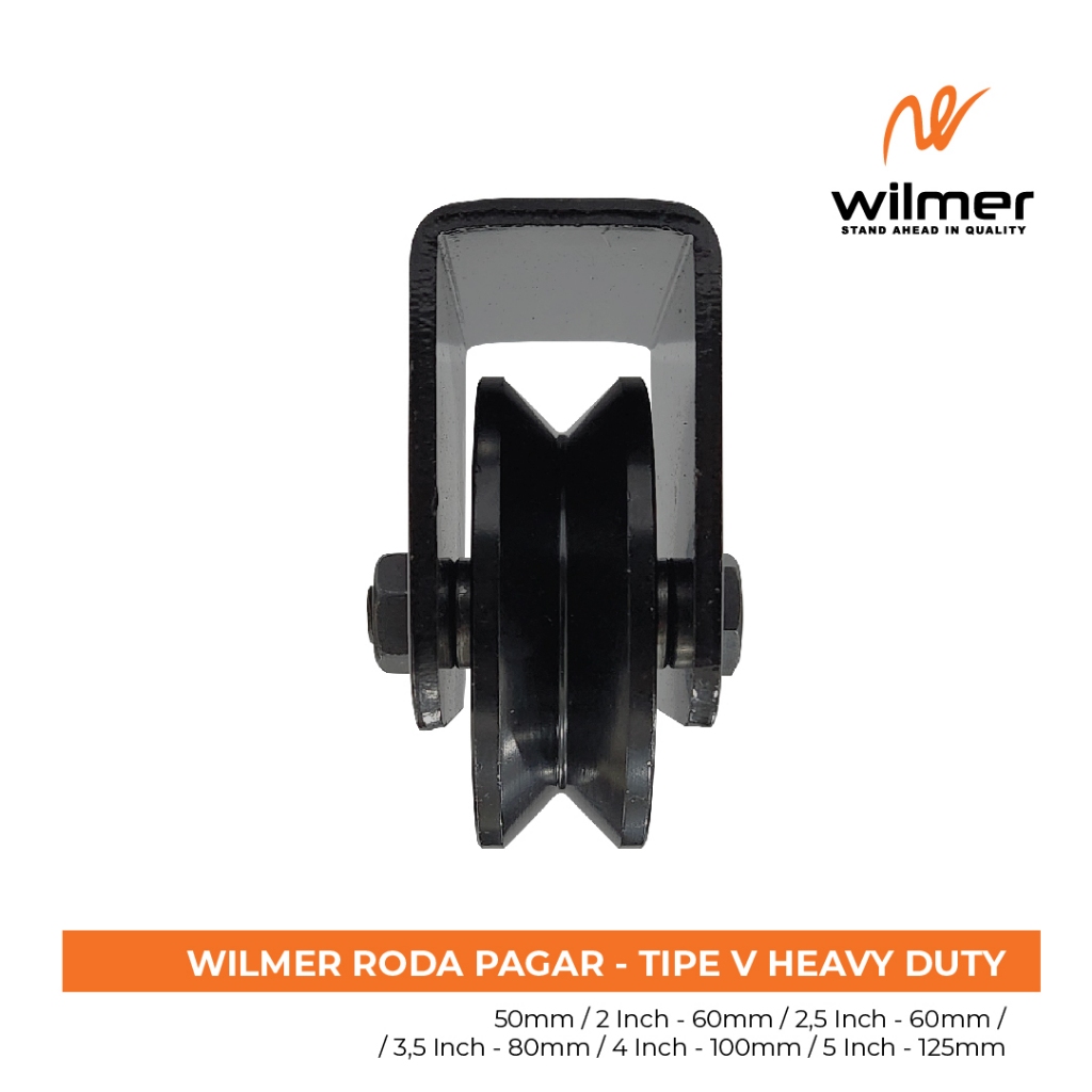 Jual Wilmer Roda Pagar Heavy Duty Tipe U dan Tipe V Roda Pagar Double ...