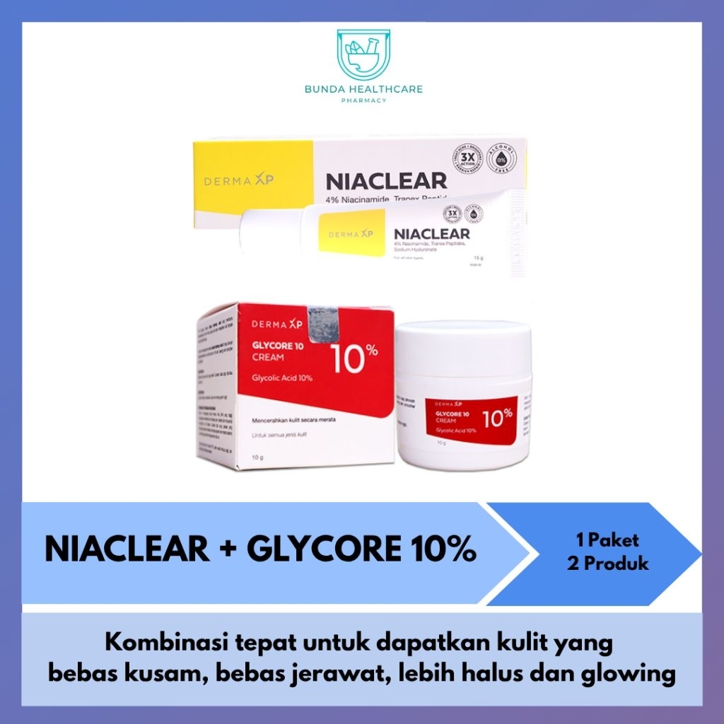 Jual Paket Hemat Derma Xp Niaclear + Glycore 10% | Kombinasi tepat ...