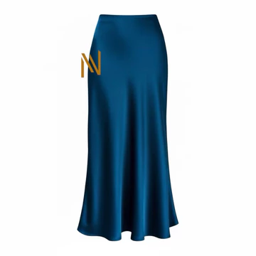 Rok Satin Silk Premium Rok A Line Rok Satin Maxi Skirt Duyung Size S XXXL